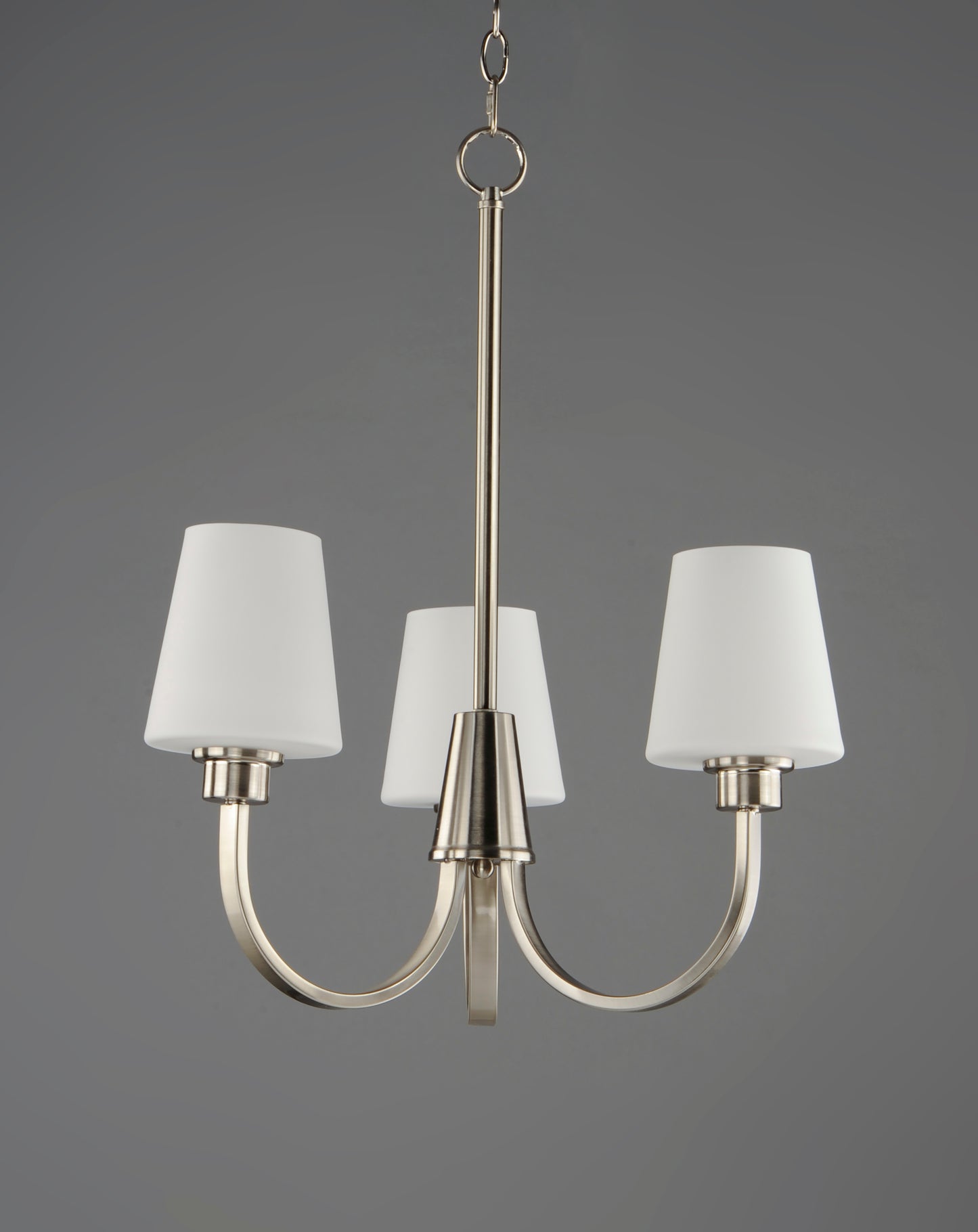 Shelter 3-Light Chandelier Satin Nickel by Maxim Lighting