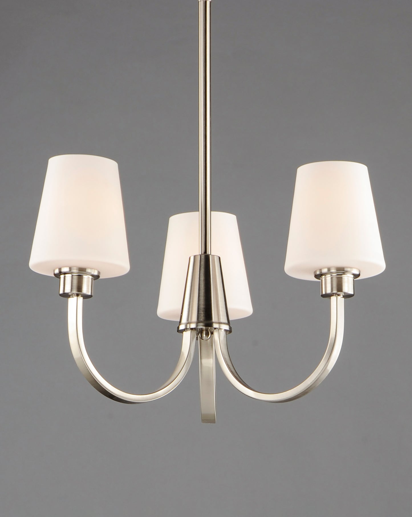 Shelter 3-Light Chandelier Satin Nickel by Maxim Lighting