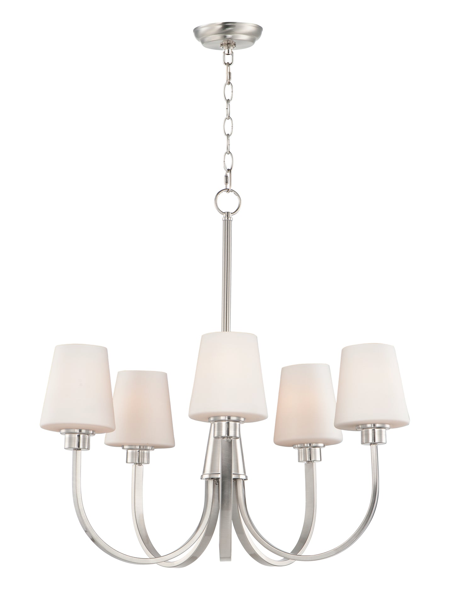 Shelter 5-Light Chandelier Satin Nickel by Maxim Lighting