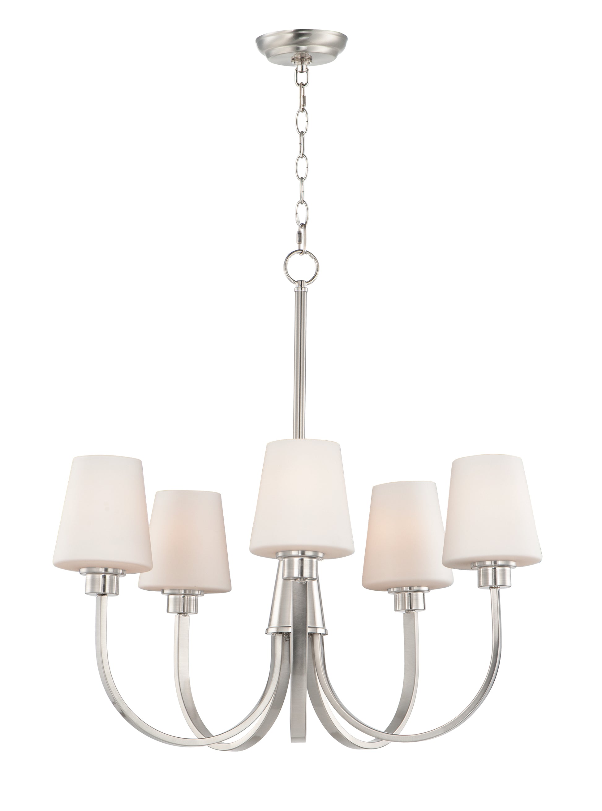 Shelter 5-Light Chandelier Satin Nickel by Maxim Lighting