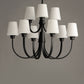 Shelter 9-Light Chandelier Black by Maxim Lighting