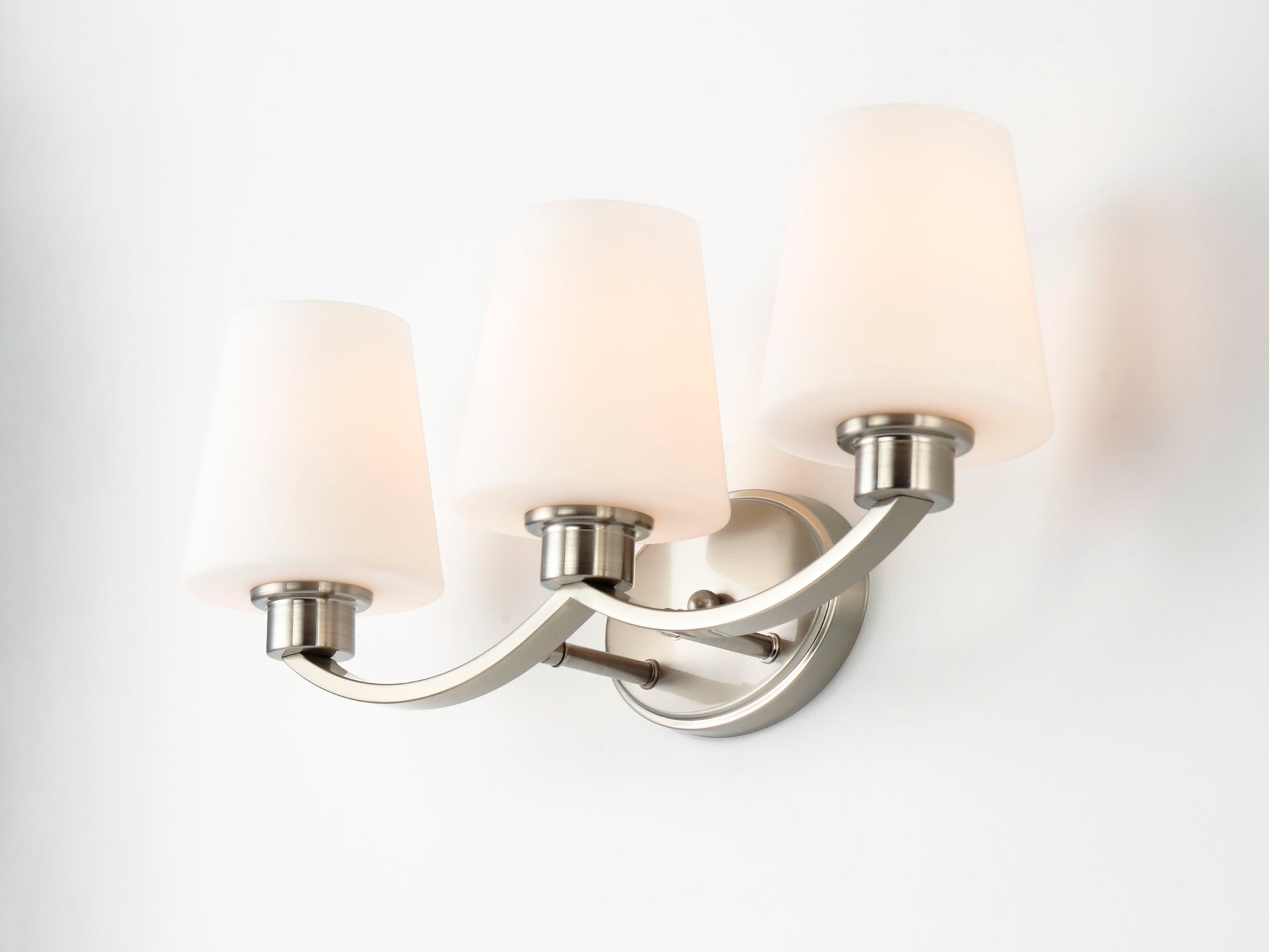 Shelter 3-Light Bath Vanity Satin Nickel by Maxim Lighting
