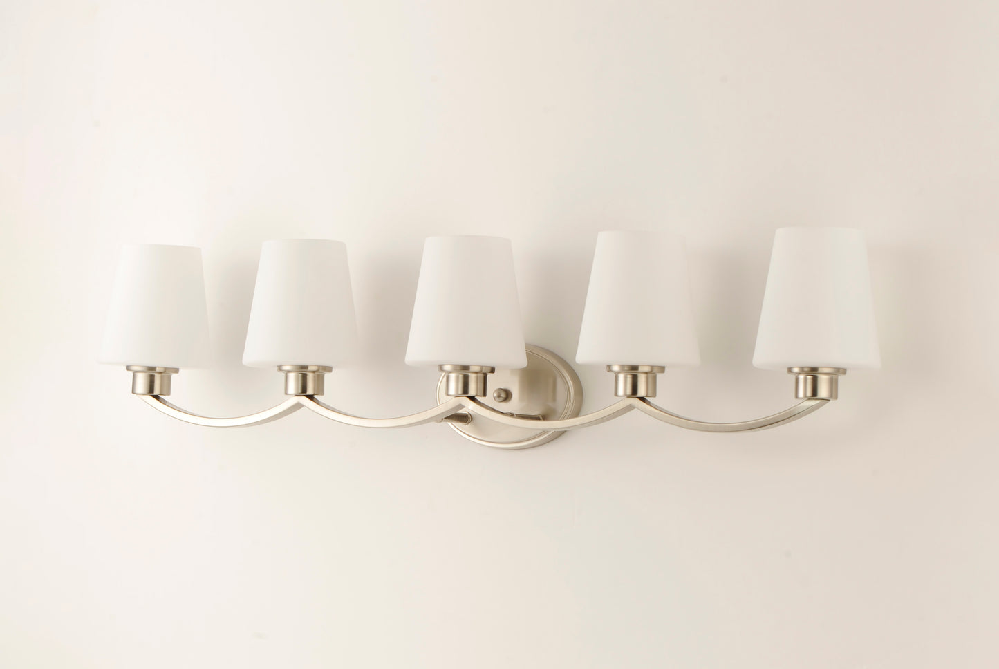 Shelter 5-Light Bath Vanity Satin Nickel by Maxim Lighting