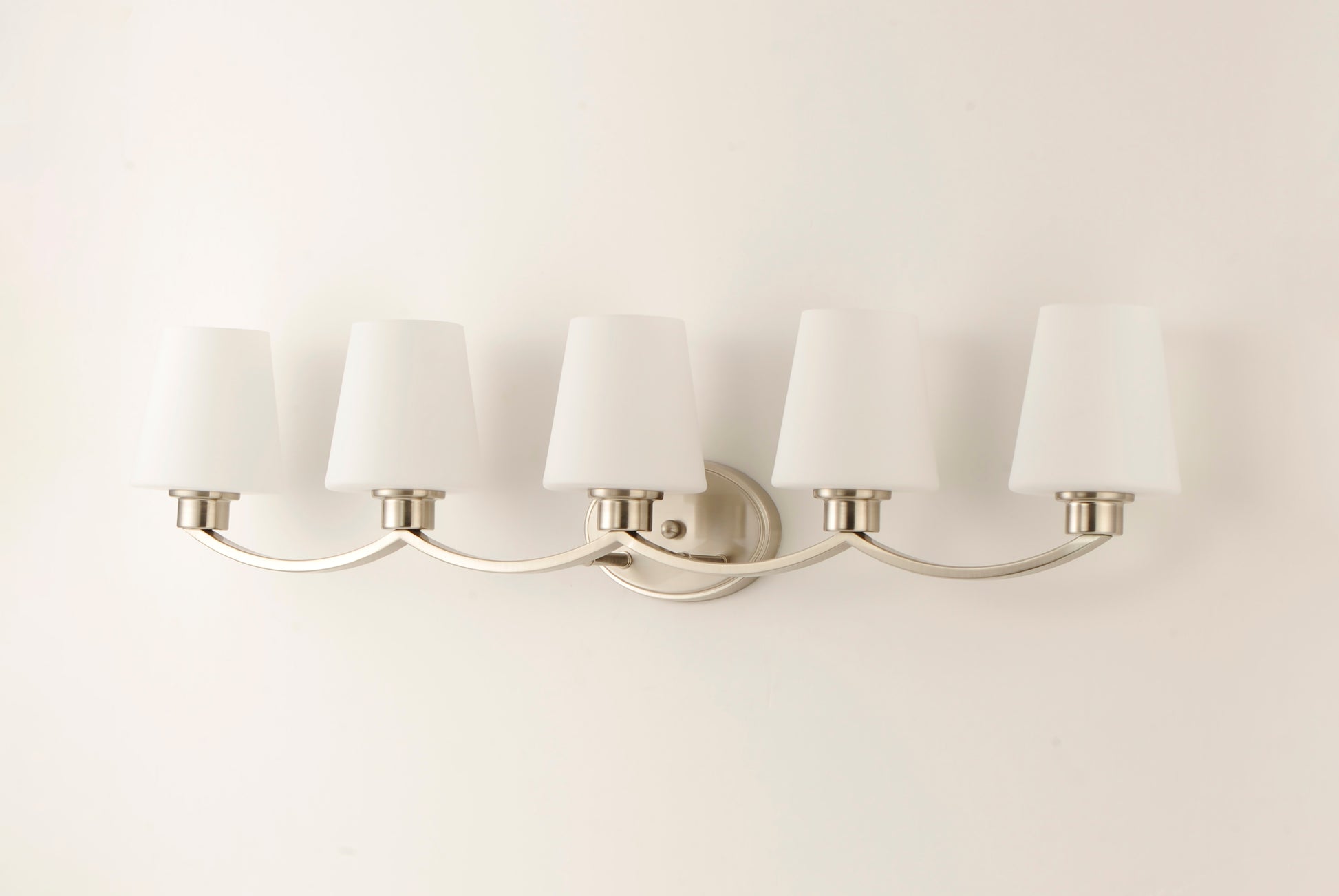 Shelter 5-Light Bath Vanity Satin Nickel by Maxim Lighting
