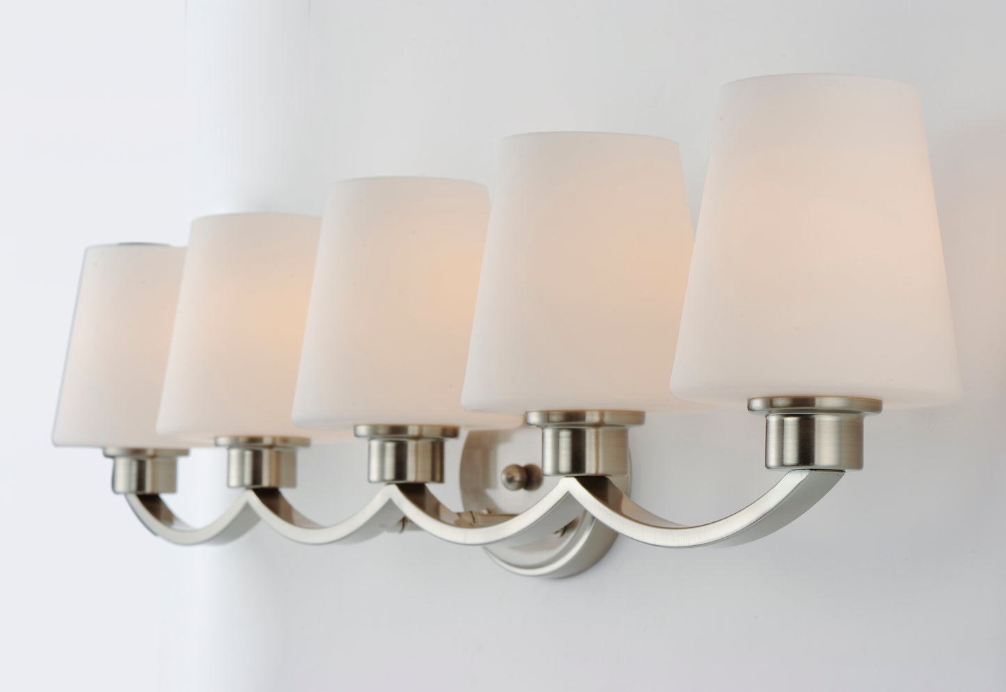 Shelter 5-Light Bath Vanity Satin Nickel by Maxim Lighting