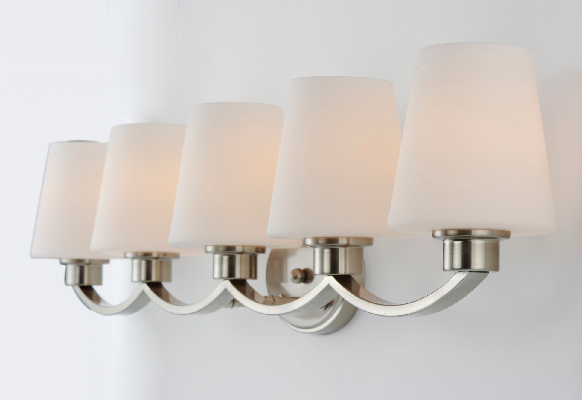 Shelter 5-Light Bath Vanity Satin Nickel by Maxim Lighting