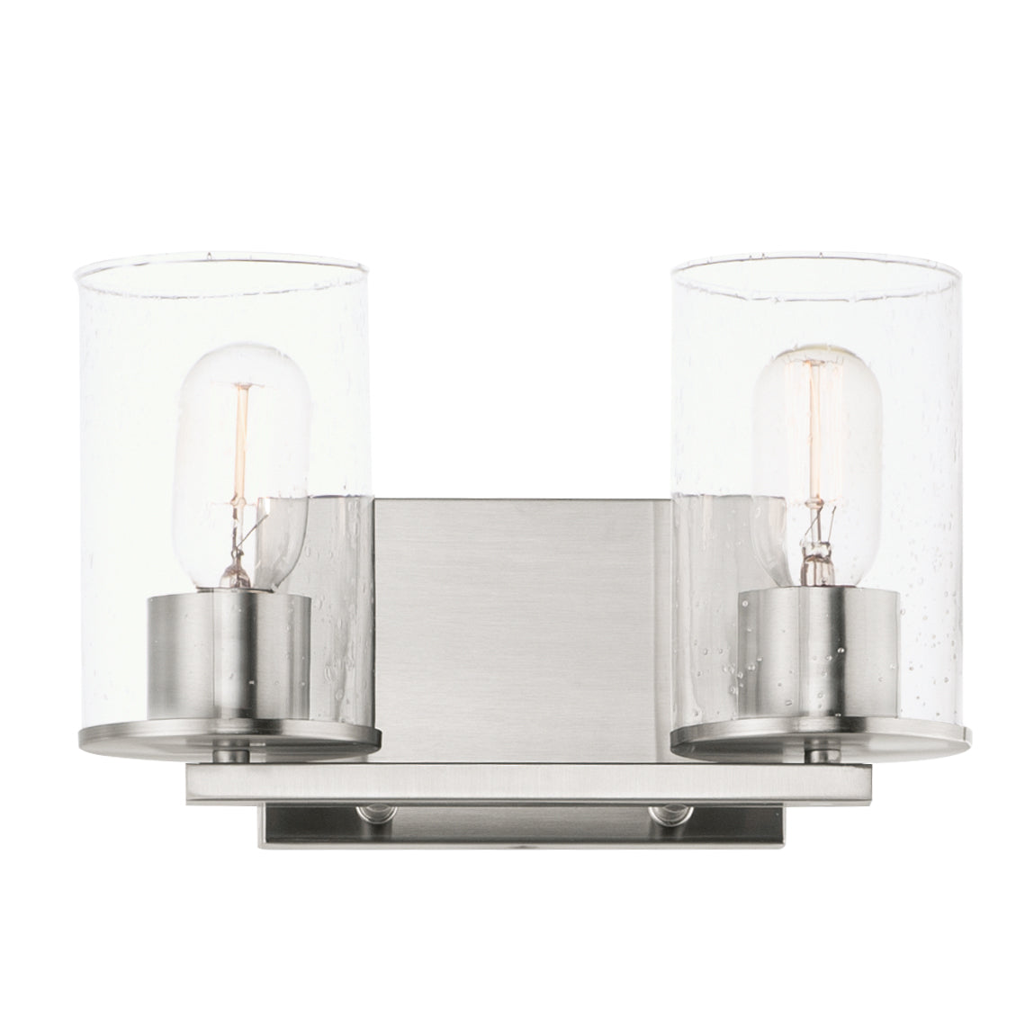 Sleek 2-Light Bath Vanity Satin Nickel by Maxim Lighting