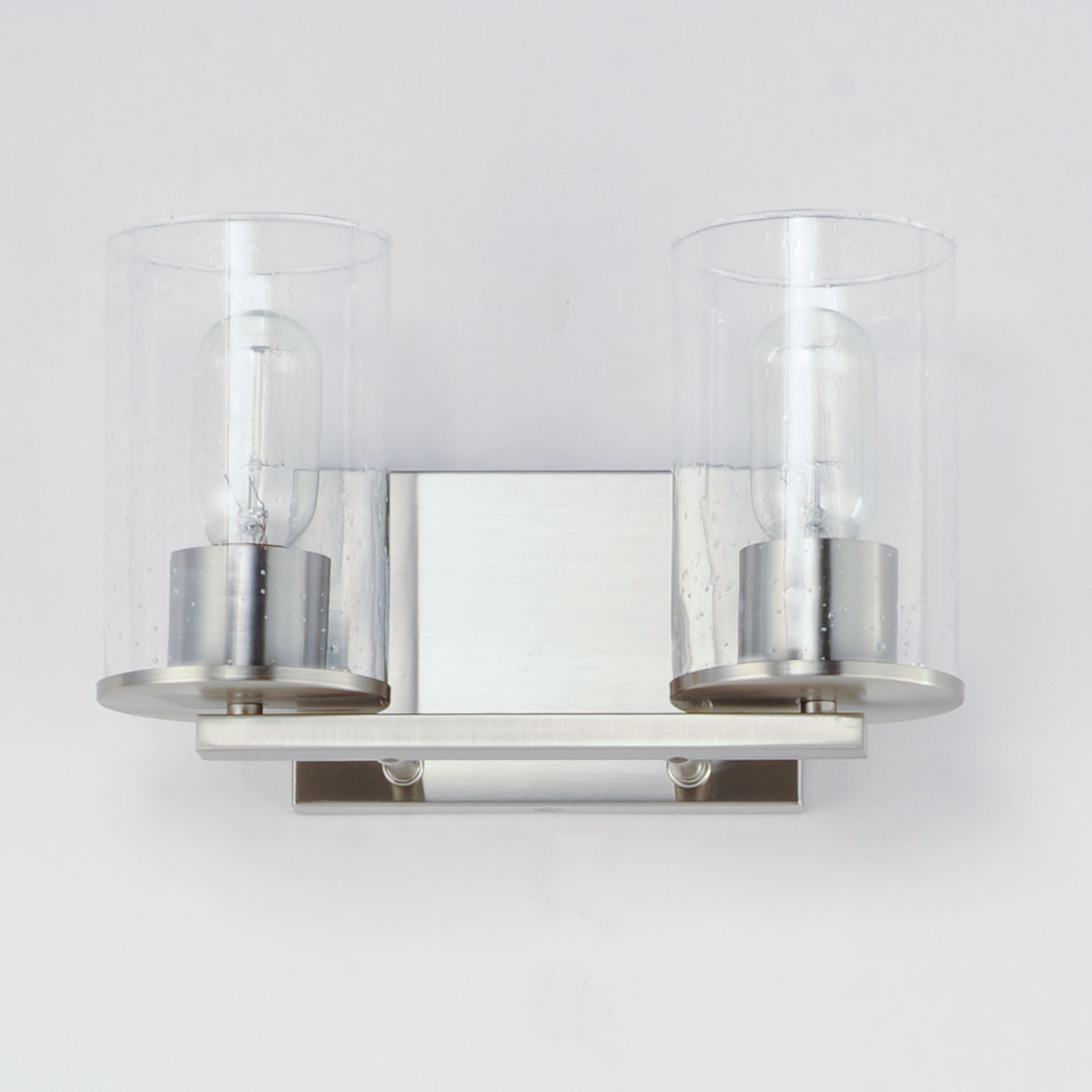 Sleek 2-Light Bath Vanity Satin Nickel by Maxim Lighting