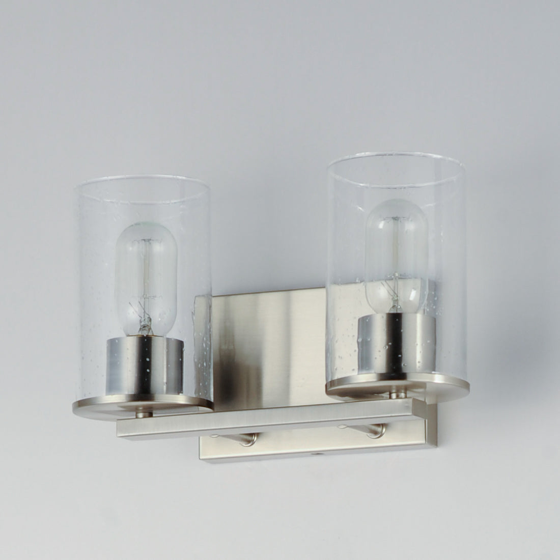 Sleek 2-Light Bath Vanity Satin Nickel by Maxim Lighting
