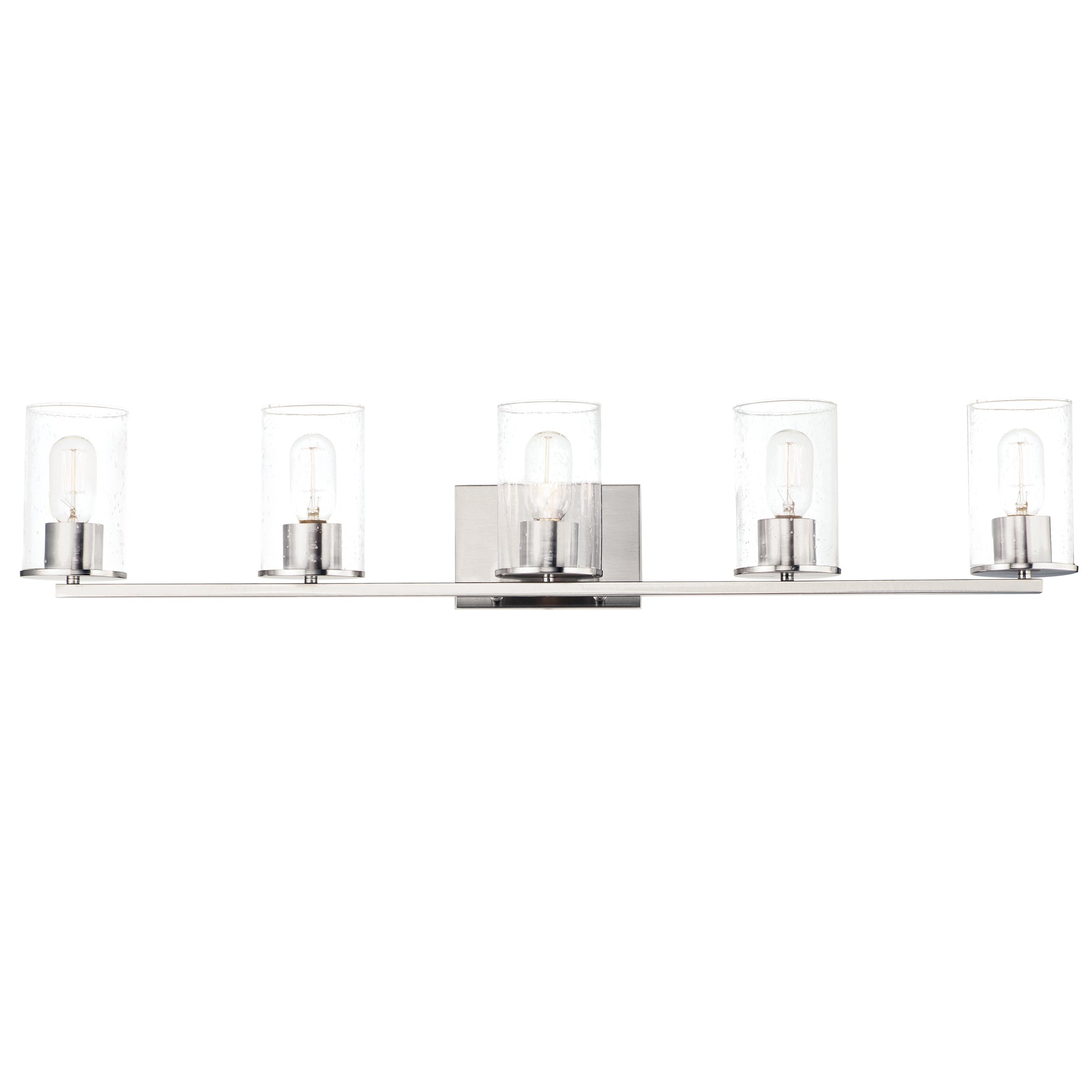 Sleek 5-Light Bath Vanity Satin Nickel by Maxim Lighting
