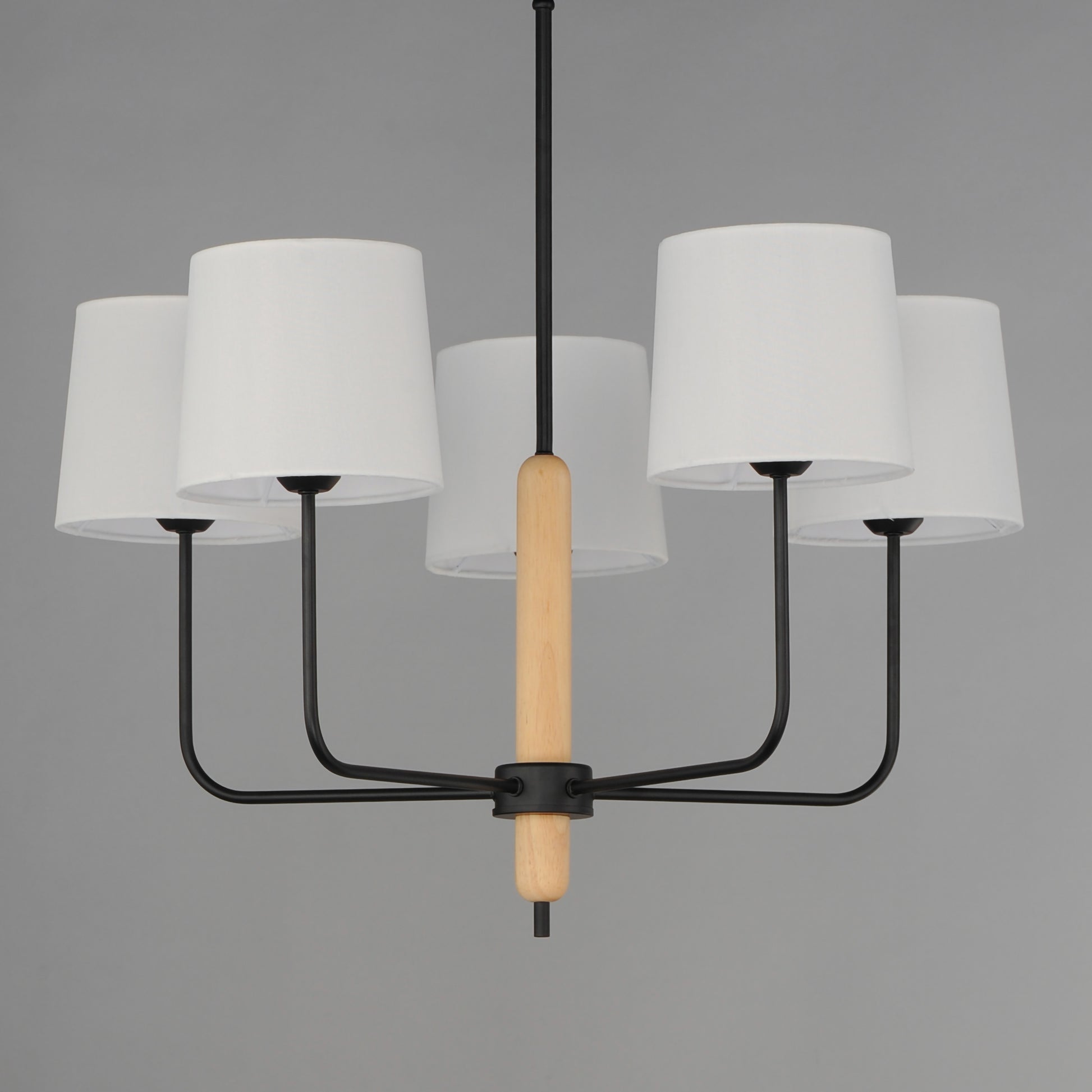 Bozeman 5-Light Chandelier Natural Wood by Maxim Lighting