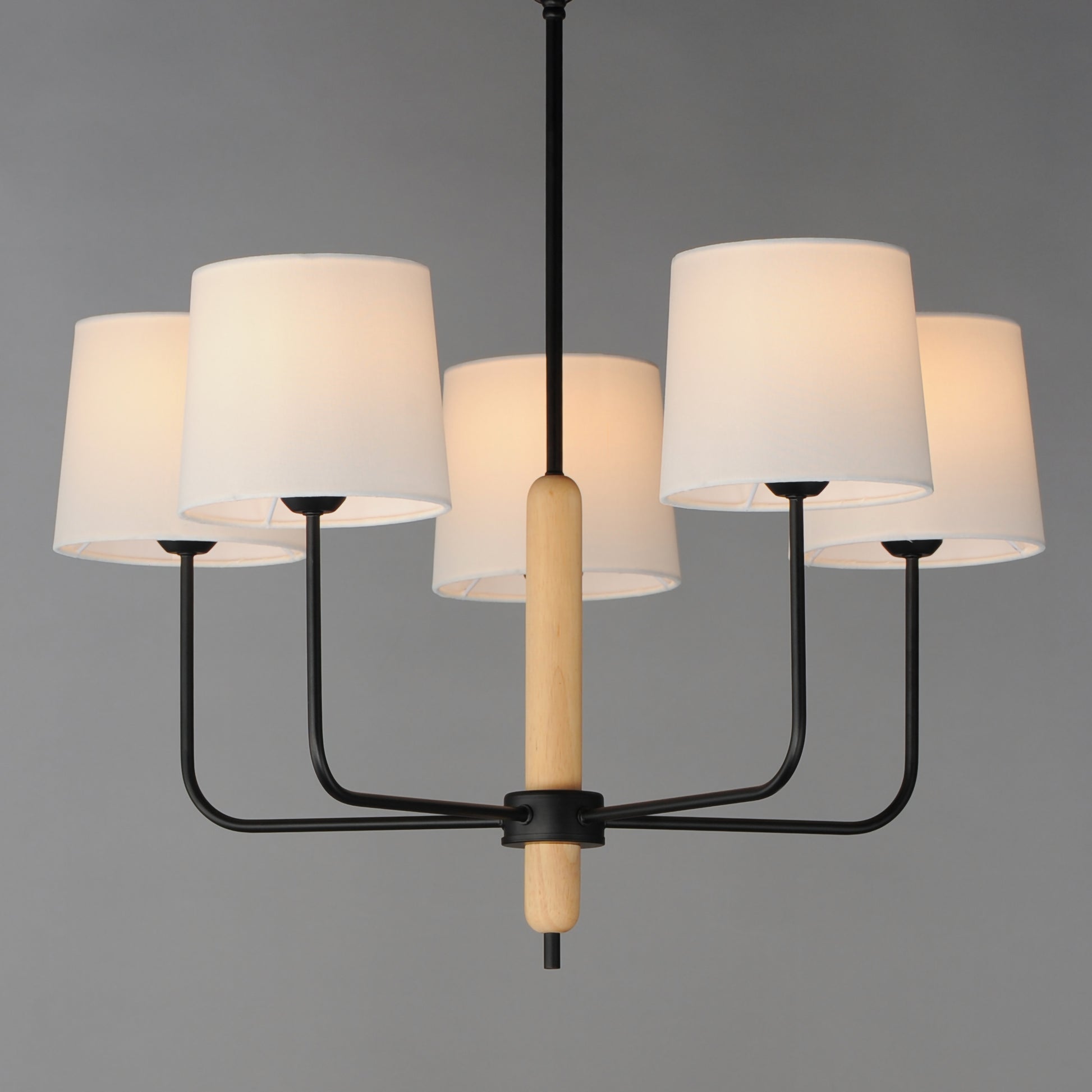 Bozeman 5-Light Chandelier Natural Wood by Maxim Lighting