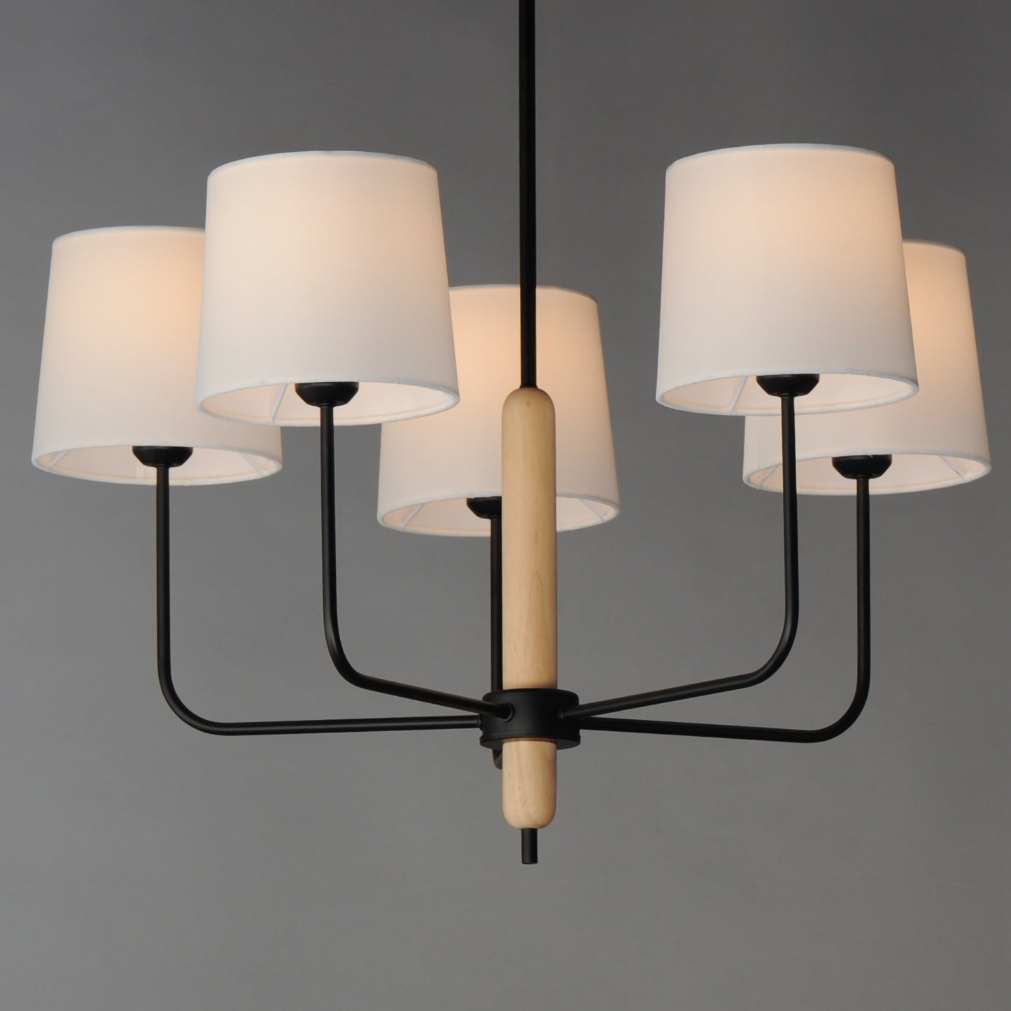 Bozeman 5-Light Chandelier Natural Wood by Maxim Lighting