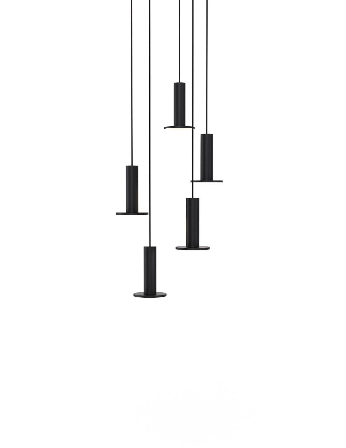 Pablo Designs Cielo Plus LED chandelier, cluster of glowing disc pendants – view 27