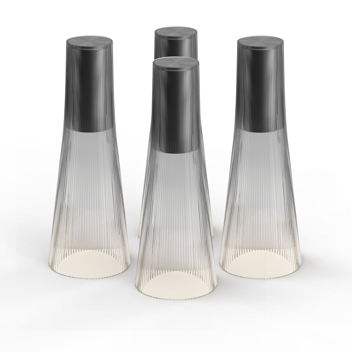 Pablo Designs Candél LED lamp 4-pack – Smoke/Black