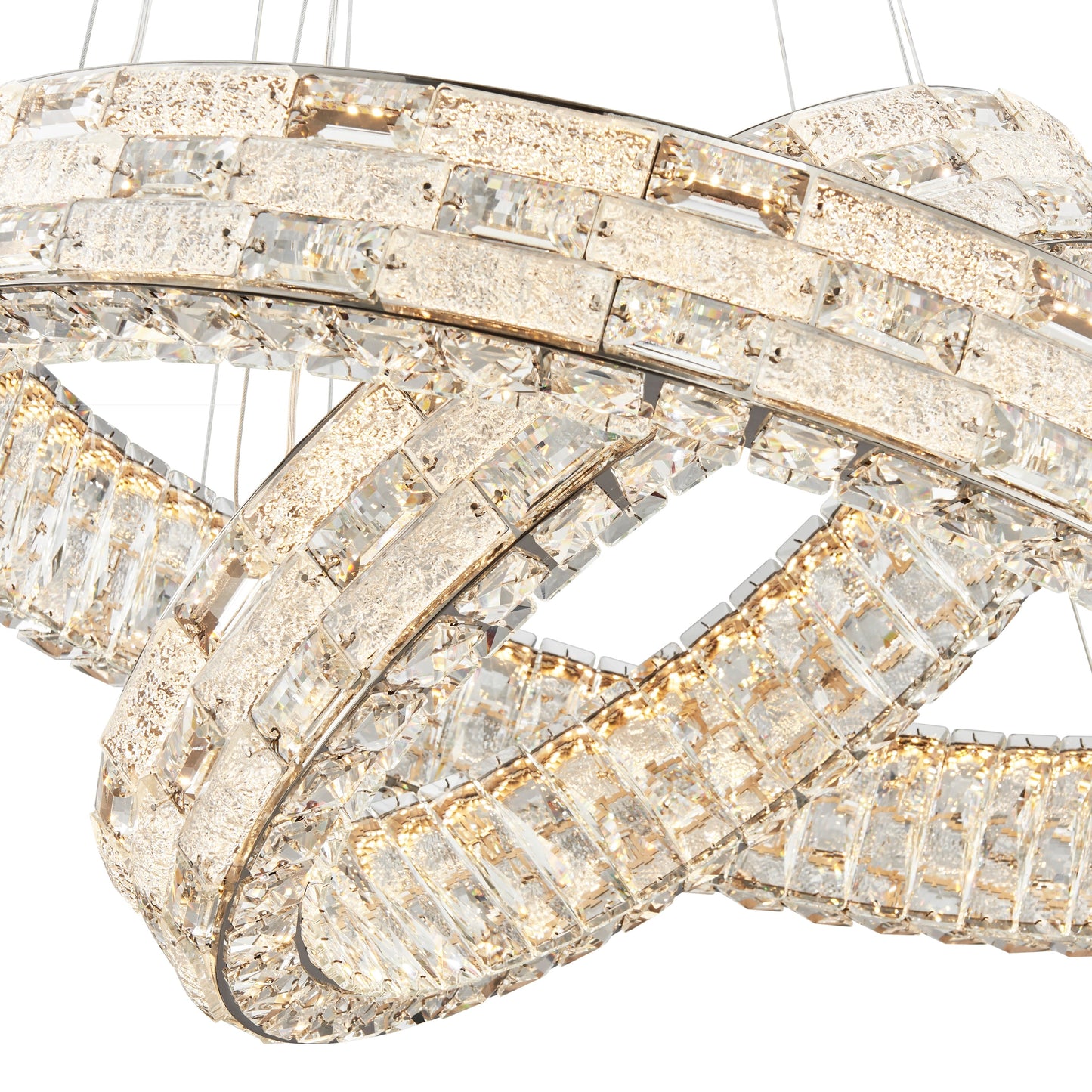 Helix Chandelier Chrome by Finesse Decor CH-680-R2