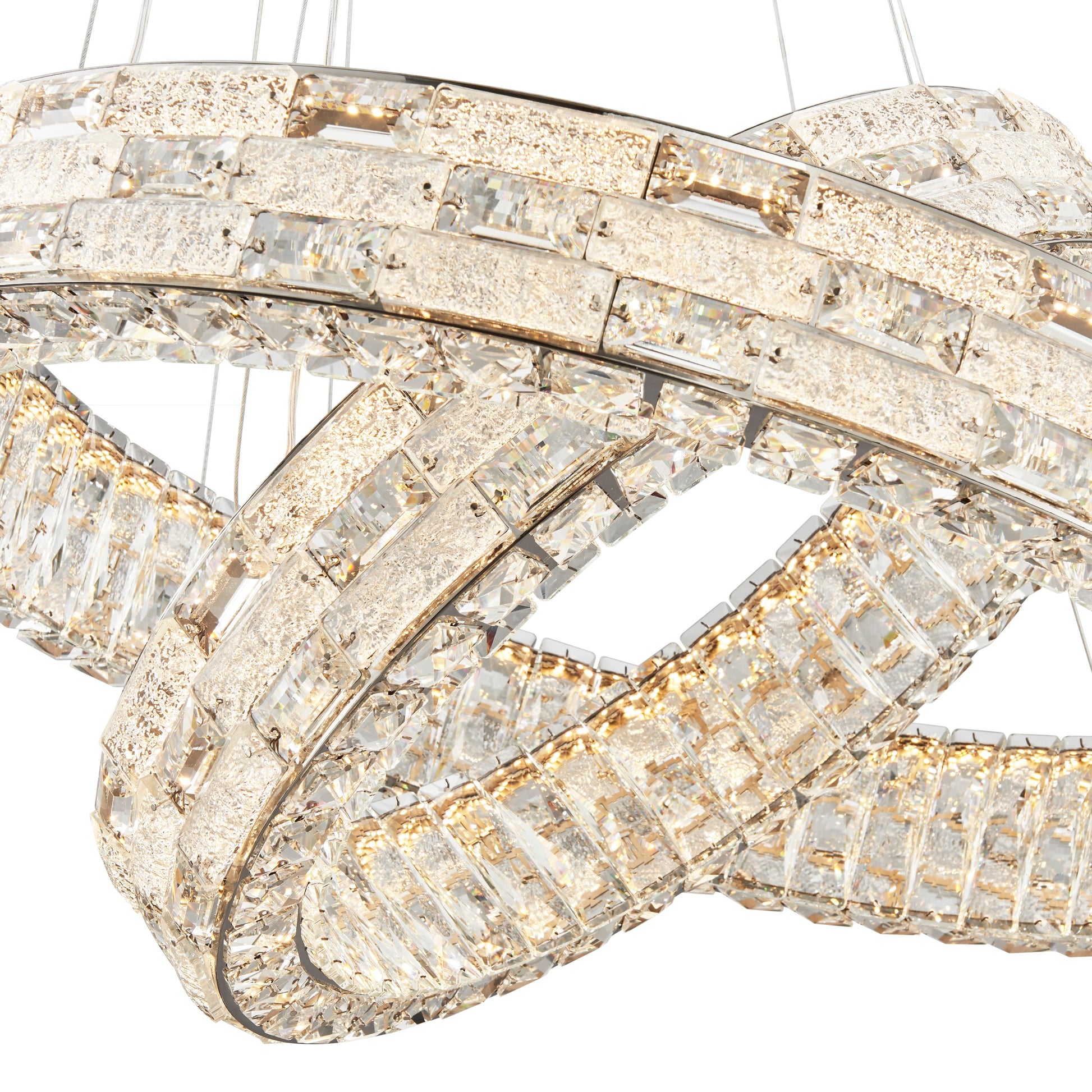 Helix Chandelier Chrome by Finesse Decor CH-680-R2