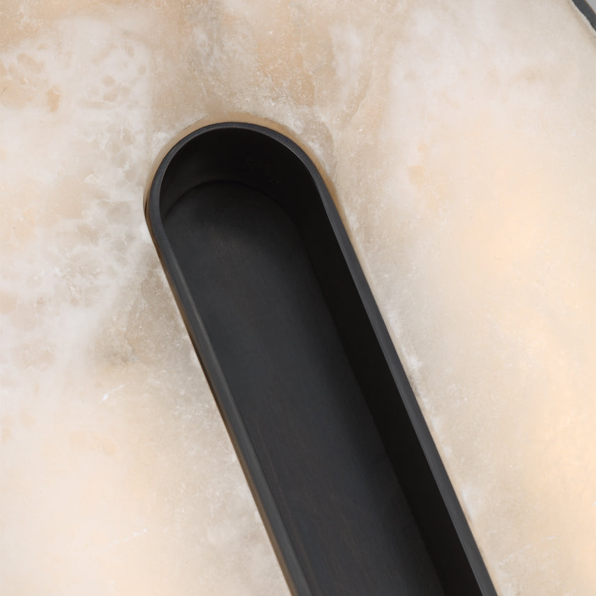 Visual Comfort Wyllis 12In Alabaster Led Sconce 