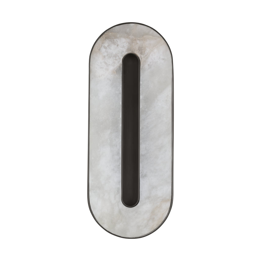 Wyllis 12In Alabaster LED Sconce by Visual & Comfort & Co