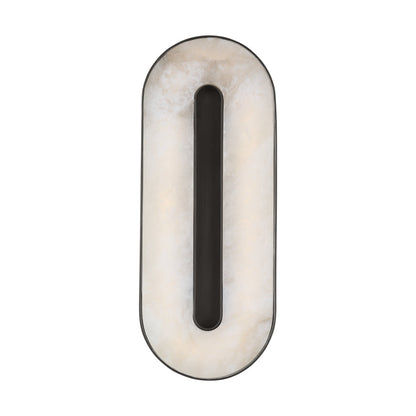 Visual Comfort Wyllis 12In Alabaster Led Sconce Bronze
