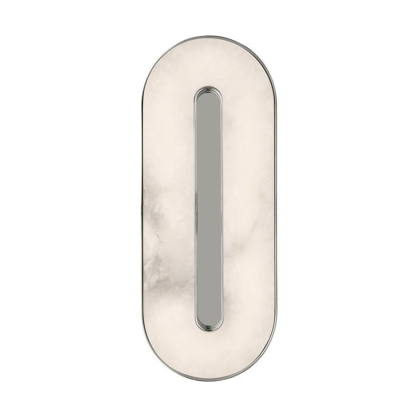 Wyllis 12In Alabaster LED Sconce by Visual & Comfort & Co