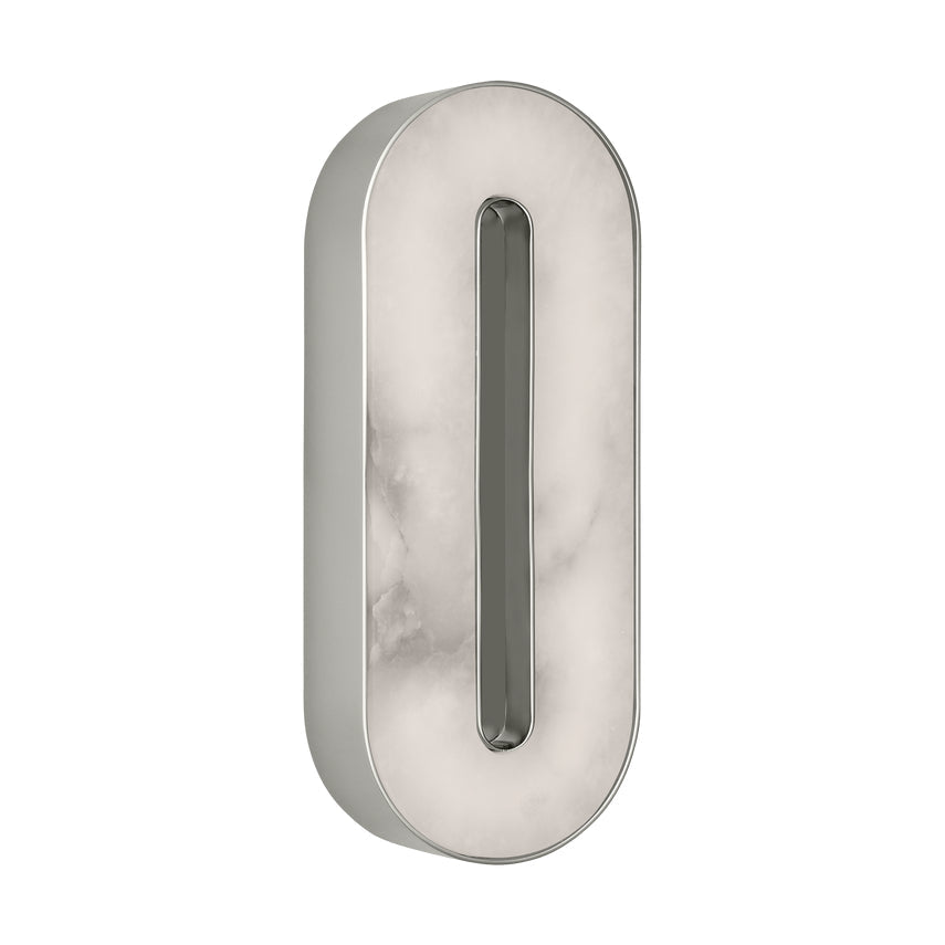 Wyllis 12In Alabaster LED Sconce by Visual & Comfort & Co