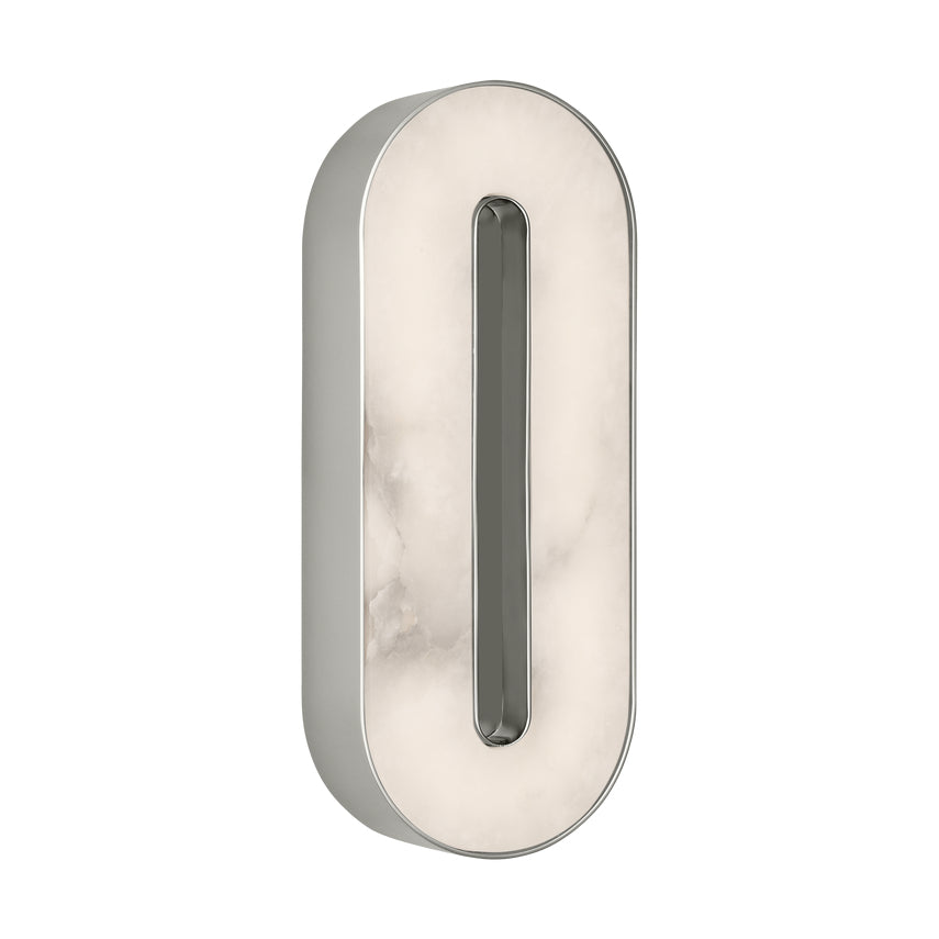 Visual Comfort Wyllis 12In Alabaster Led Sconce 