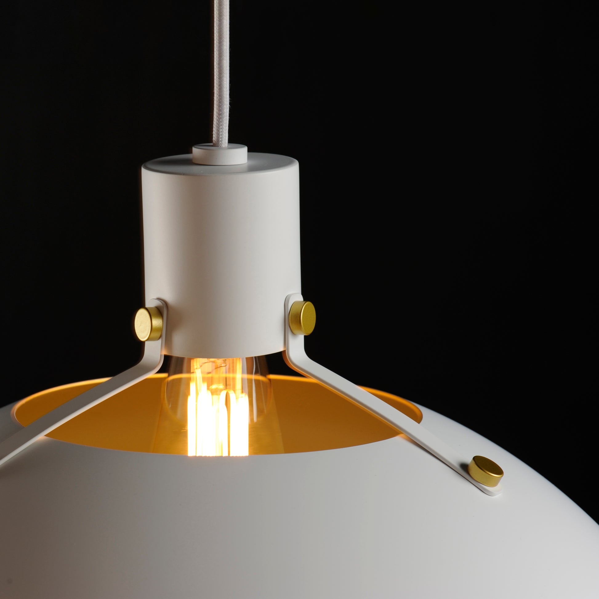 Dawn 20" Pendant White/Satin Brass by Maxim Lighting