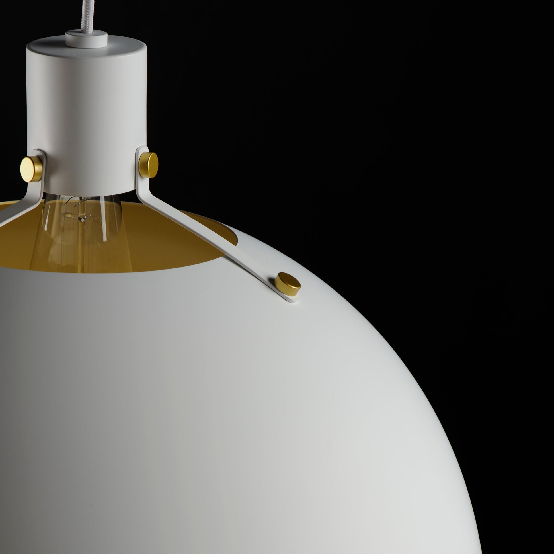 Dawn 20" Pendant White/Satin Brass by Maxim Lighting