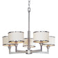 Nexus 5-Light Chandelier Satin Nickel by Maxim Lighting