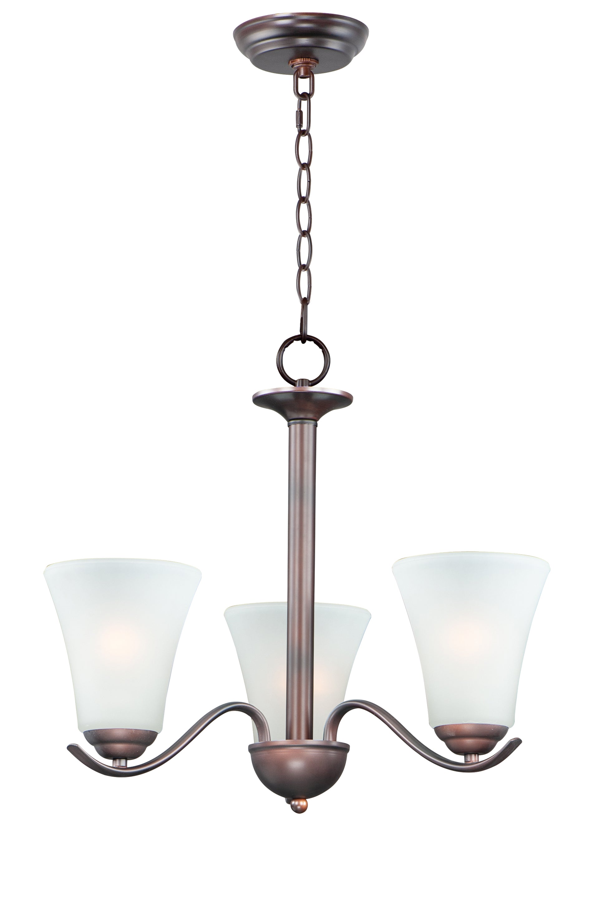 Vital 3-Light Chandelier Oil Rubbed Bronze by Maxim Lighting