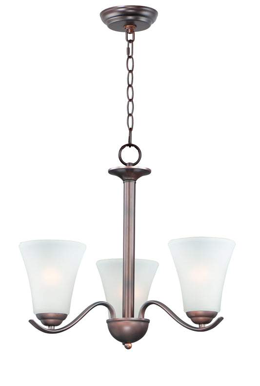Vital 3-Light Chandelier Oil Rubbed Bronze by Maxim Lighting