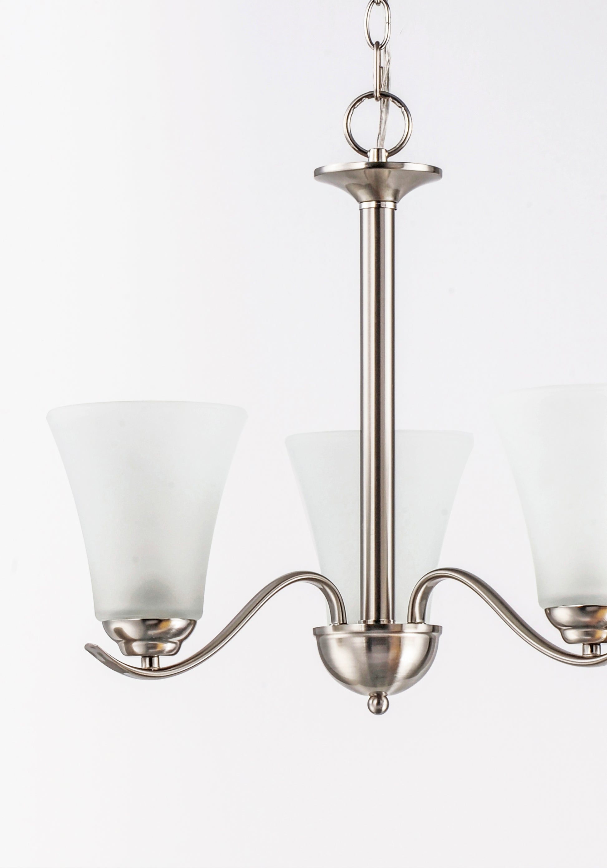 Vital 3-Light Chandelier Satin Nickel by Maxim Lighting