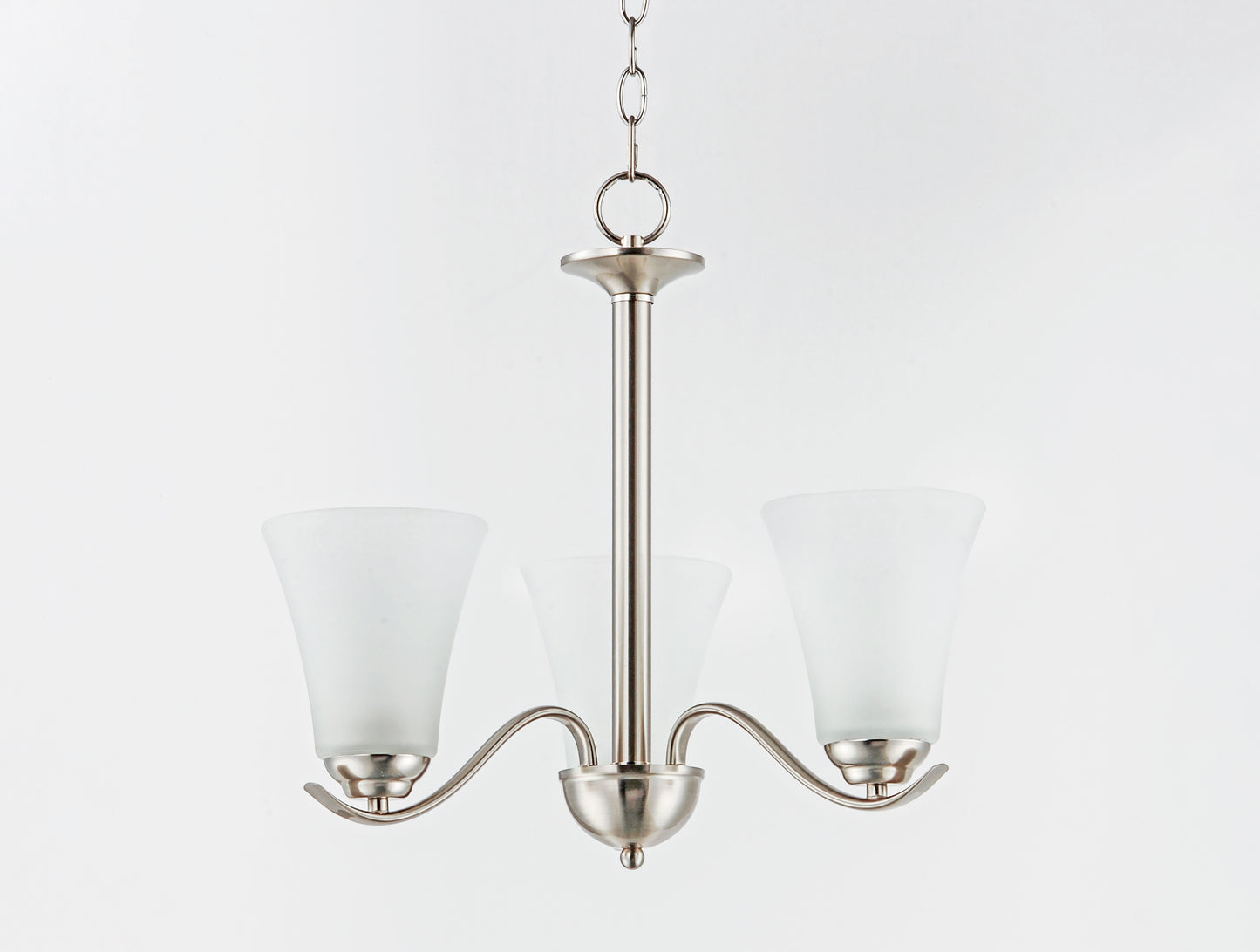 Vital 3-Light Chandelier Satin Nickel by Maxim Lighting