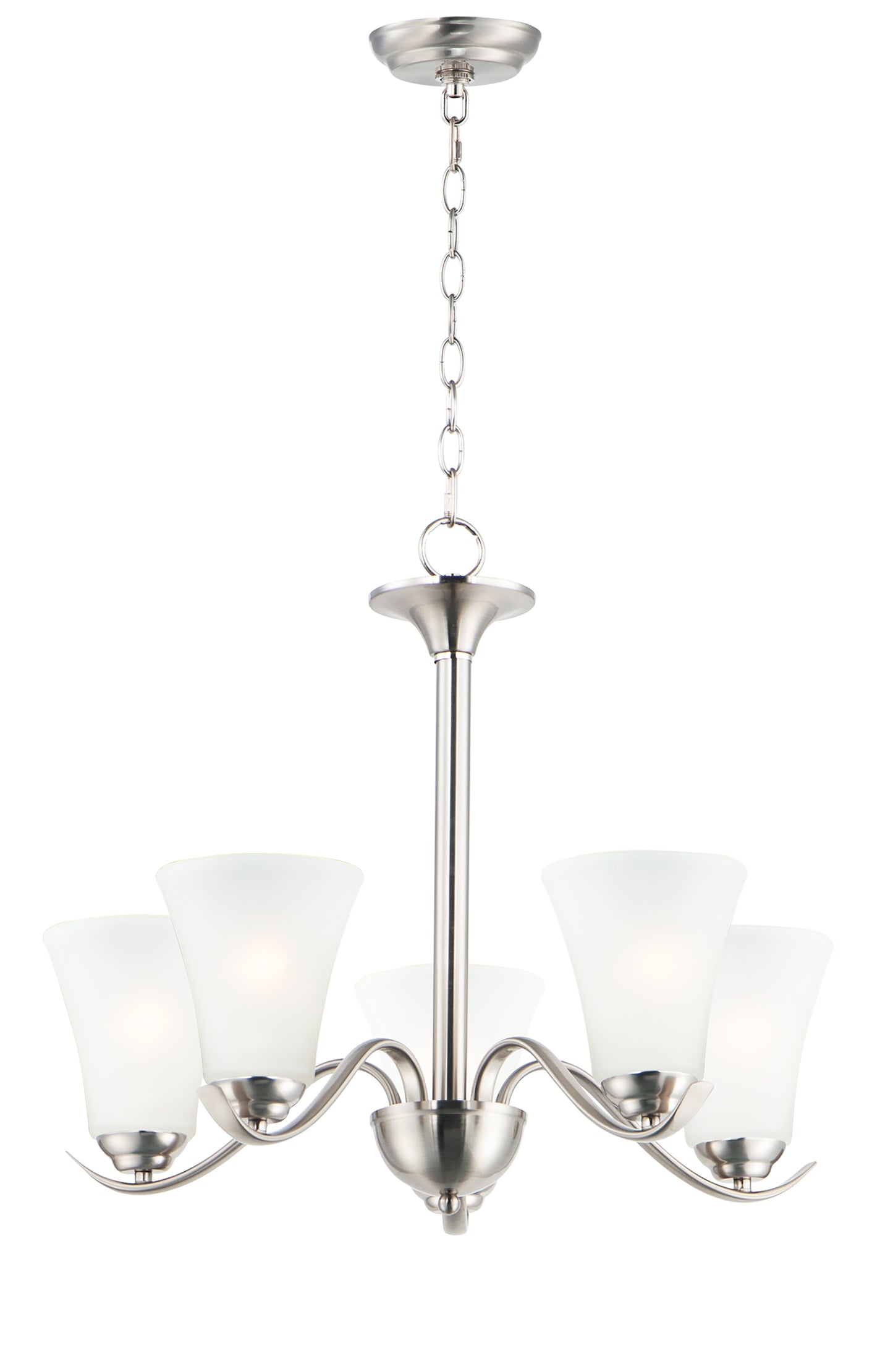 Vital 5-Light Chandelier Satin Nickel by Maxim Lighting
