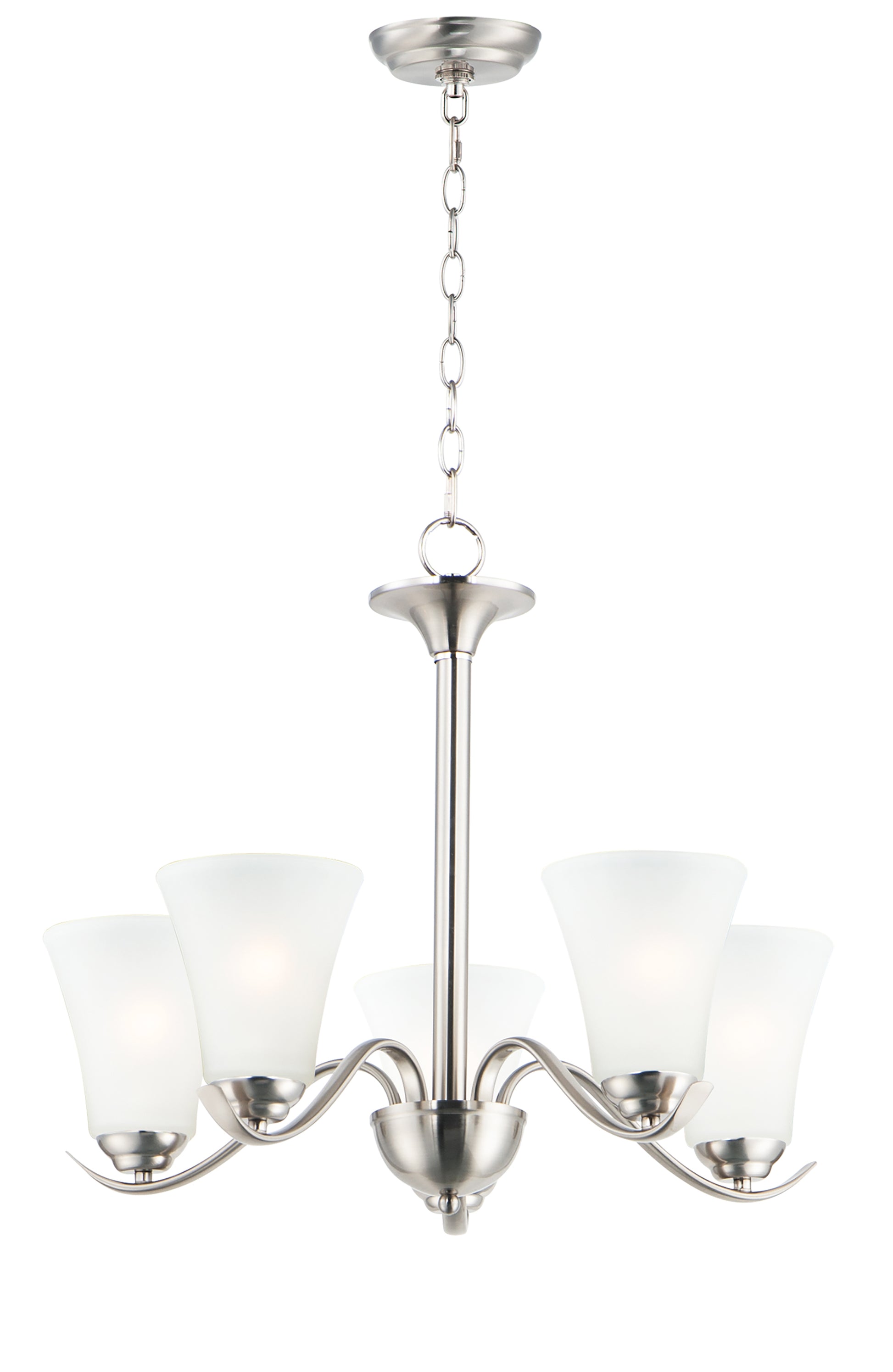 Vital 5-Light Chandelier Satin Nickel by Maxim Lighting