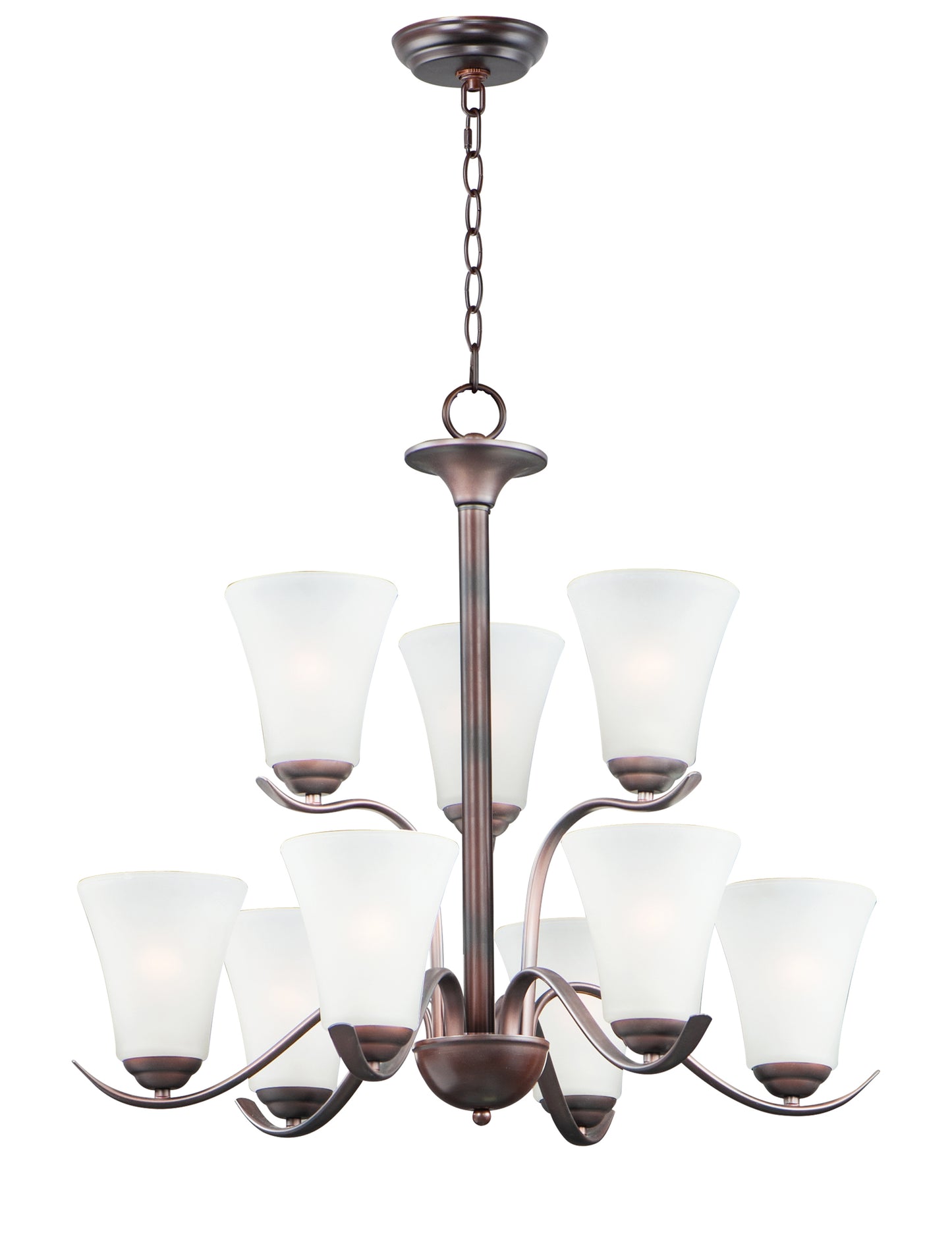Vital 9-Light Chandelier Oil Rubbed Bronze by Maxim Lighting