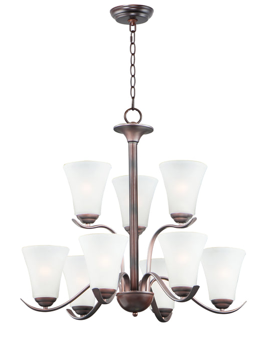 Vital 9-Light Chandelier Oil Rubbed Bronze by Maxim Lighting