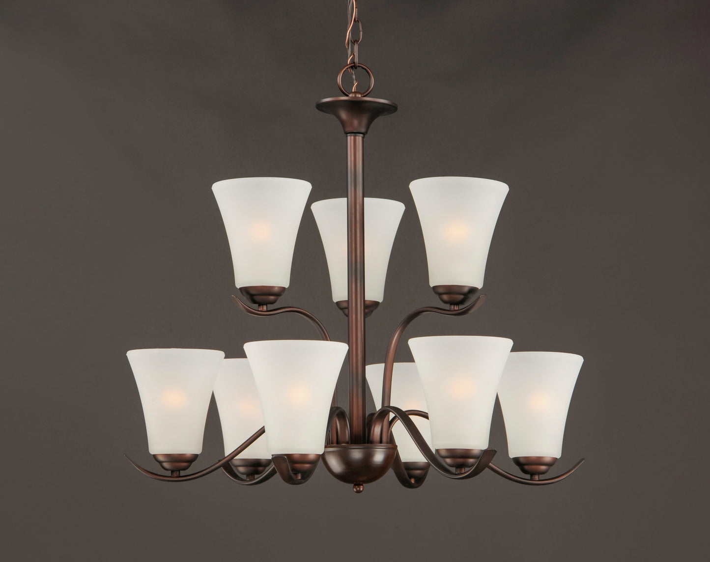 Vital 9-Light Chandelier Oil Rubbed Bronze by Maxim Lighting