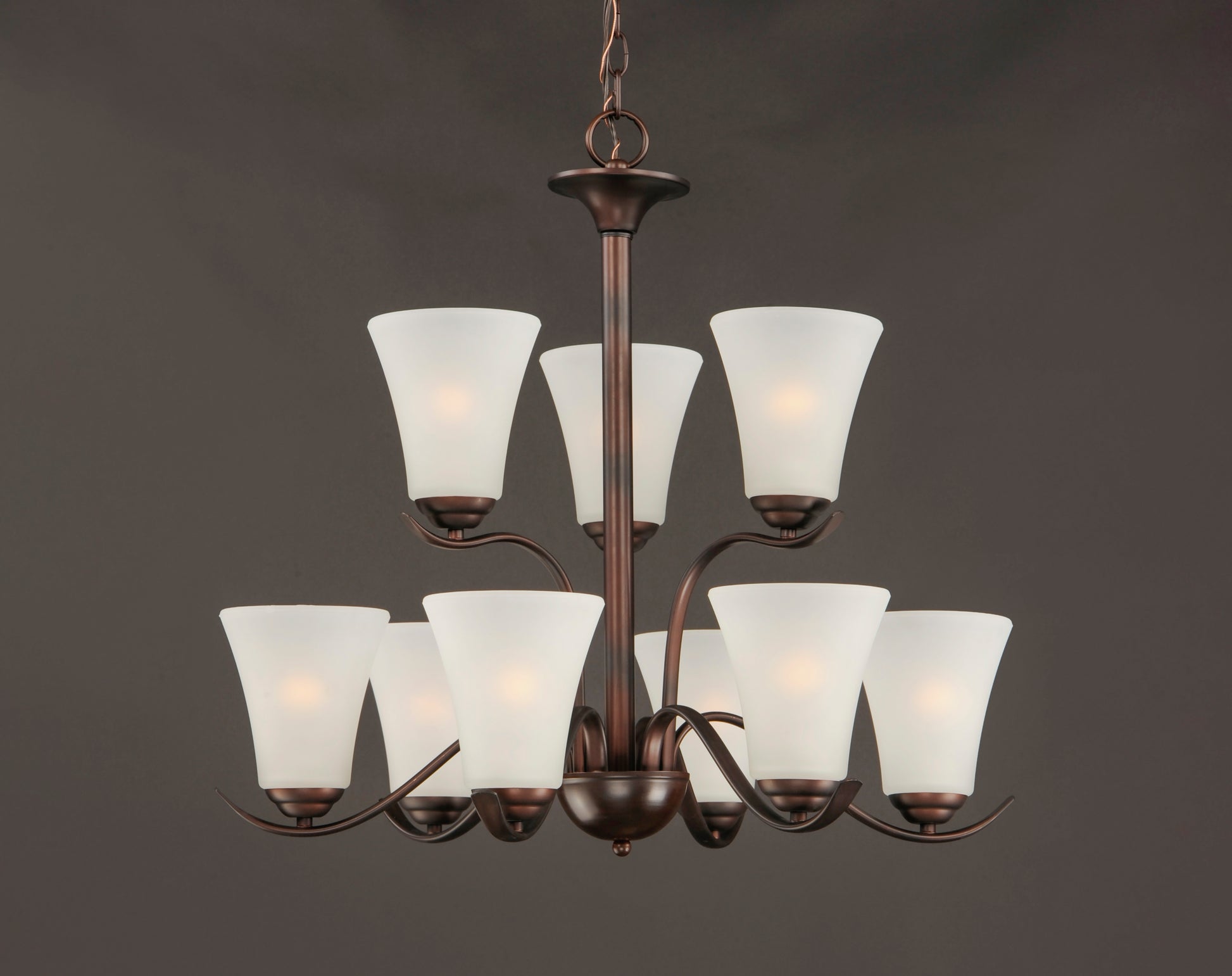 Vital 9-Light Chandelier Oil Rubbed Bronze by Maxim Lighting