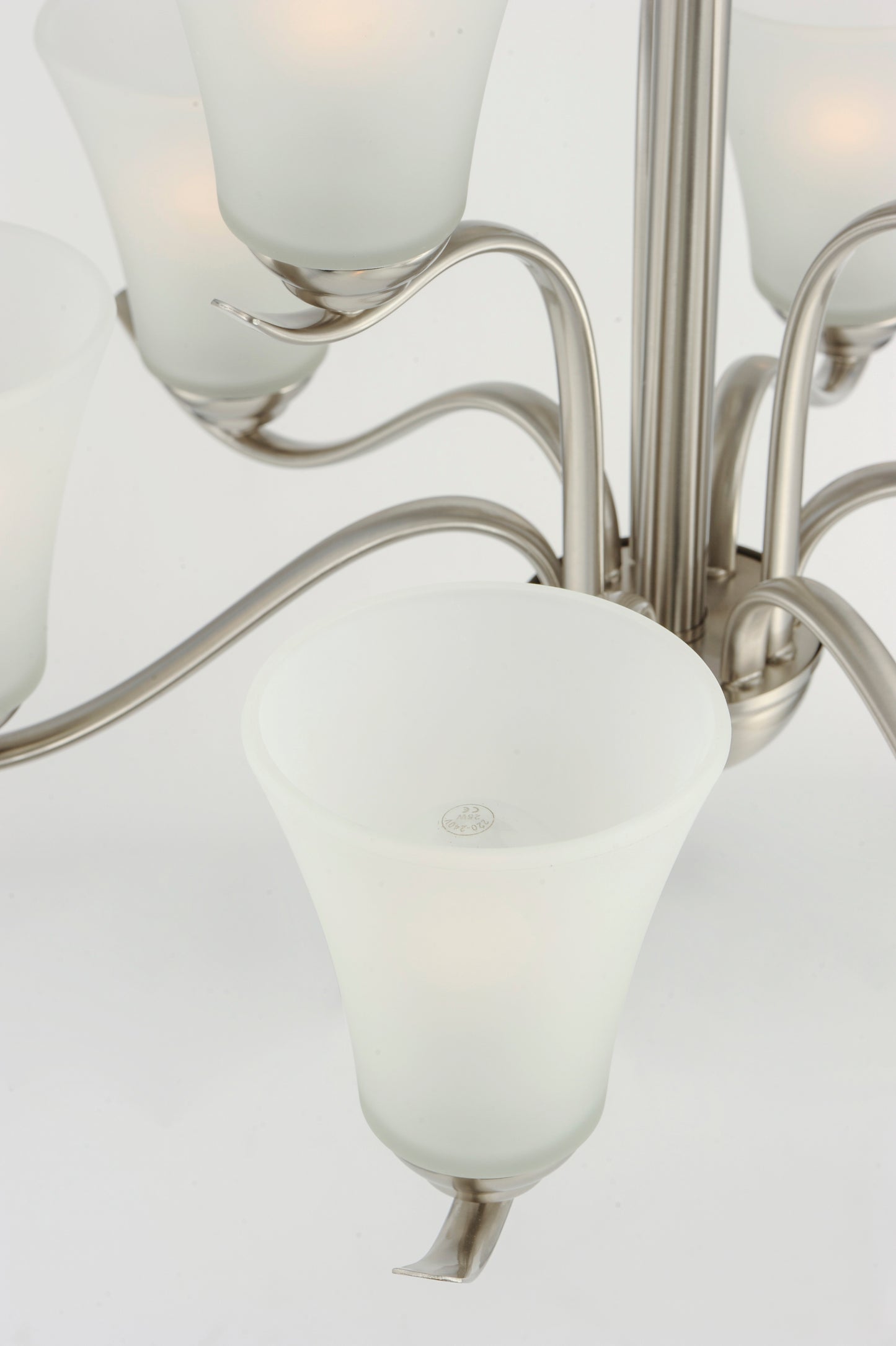 Vital 9-Light Chandelier Satin Nickel by Maxim Lighting