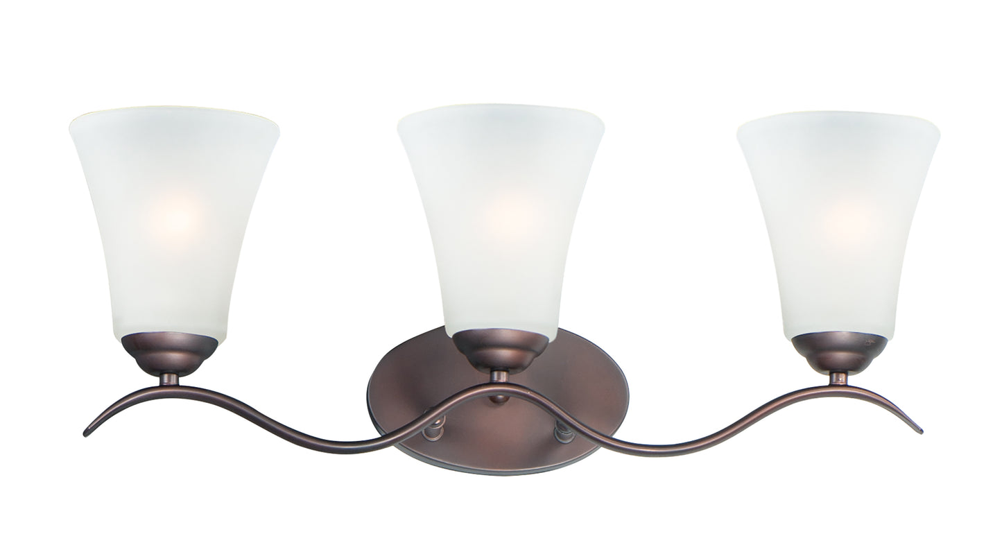 Vital 3-Light Bath Vanity Oil Rubbed Bronze by Maxim Lighting