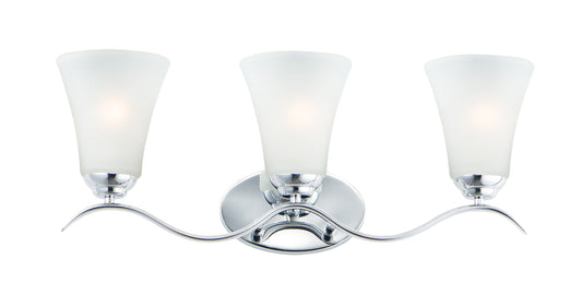 Vital 3-Light Bath Vanity Polished Chrome by Maxim Lighting