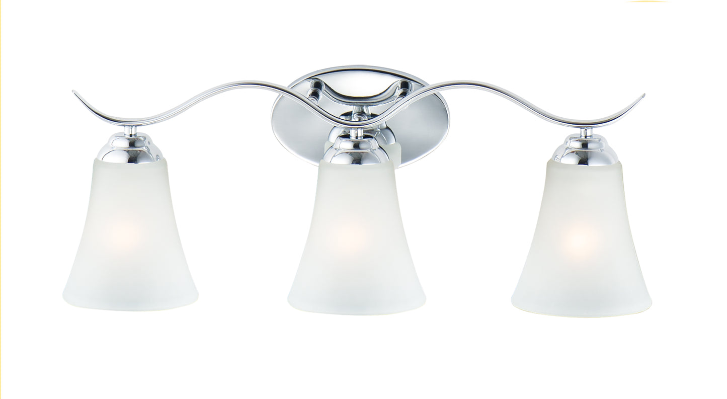 Vital 3-Light Bath Vanity Polished Chrome by Maxim Lighting