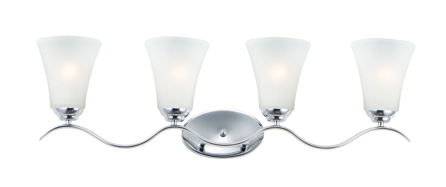 Vital 4-Light Bath Vanity Polished Chrome by Maxim Lighting