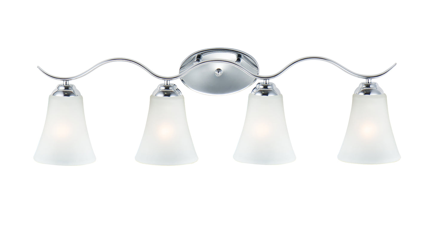 Vital 4-Light Bath Vanity Polished Chrome by Maxim Lighting