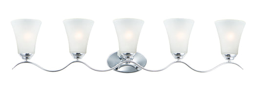 Vital 5-Light Bath Vanity Polished Chrome by Maxim Lighting