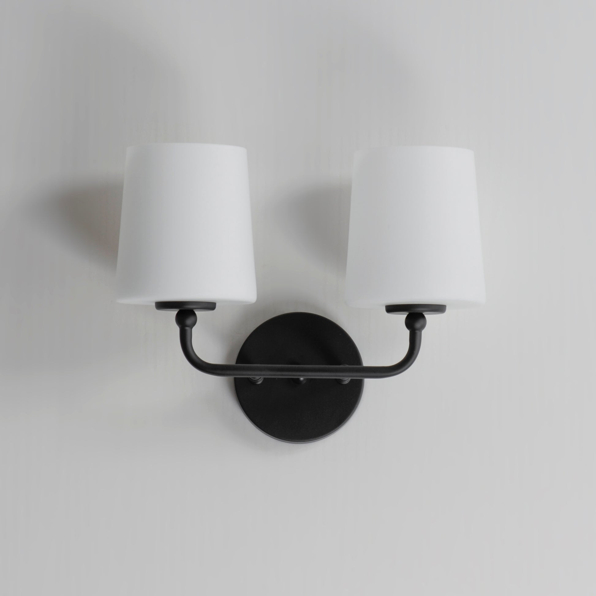 Bristol 2-Light Sconce Black by Maxim Lighting