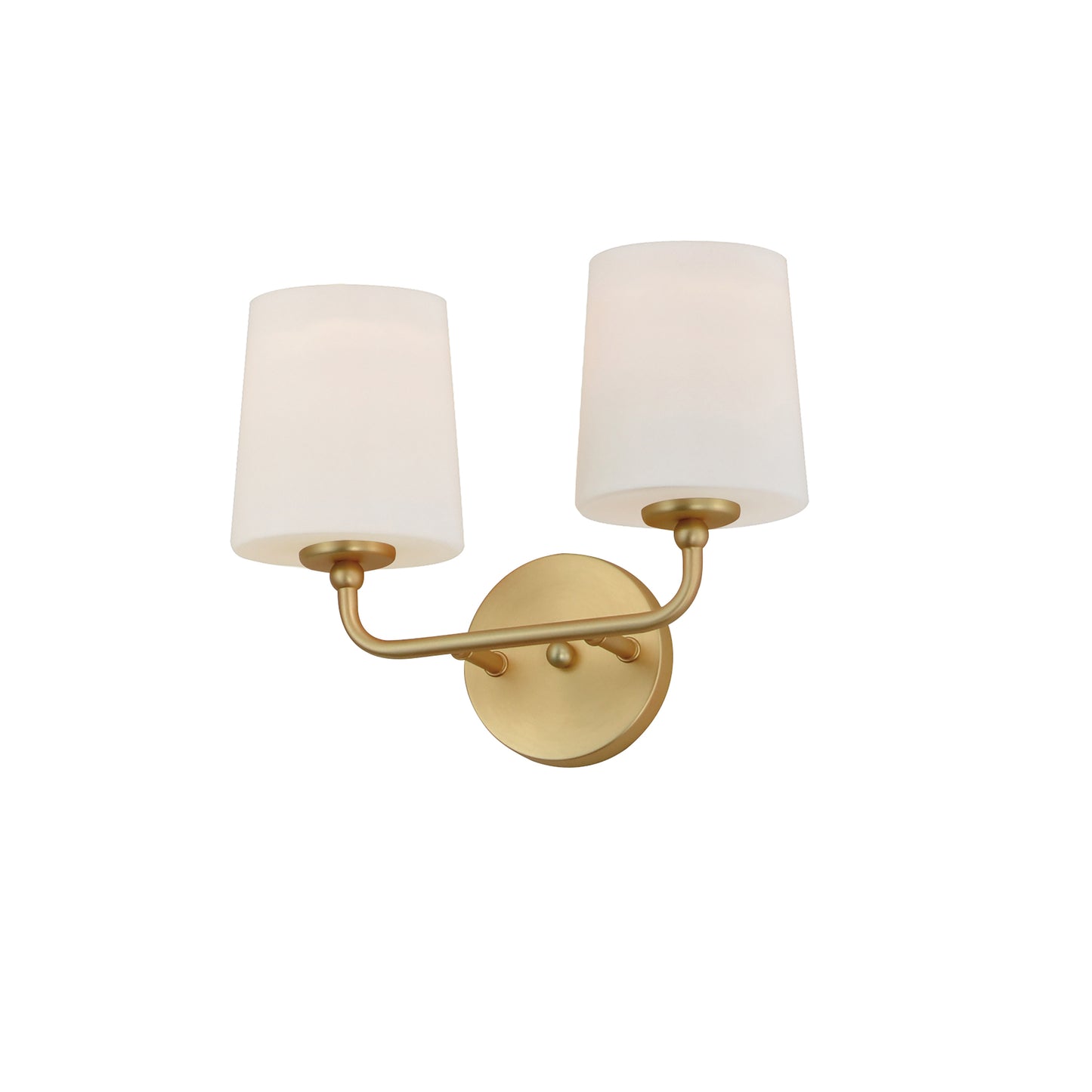 Bristol 2-Light Sconce Satin Brass by Maxim Lighting