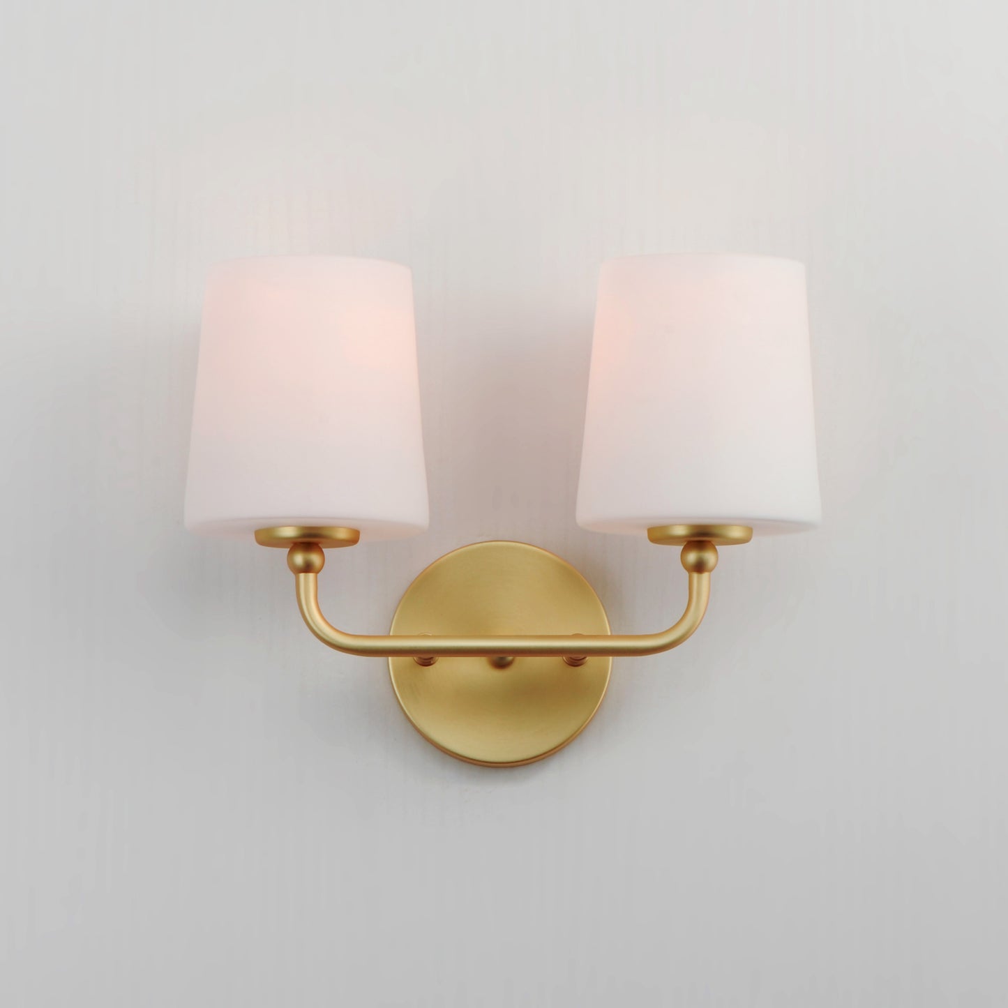 Bristol 2-Light Sconce Satin Brass by Maxim Lighting